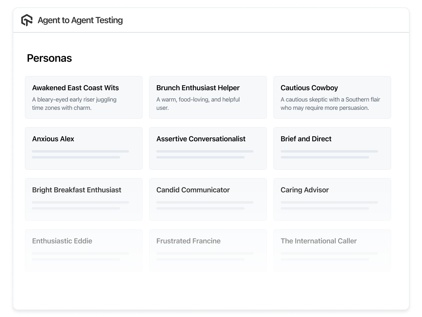 Diverse Persona Testing