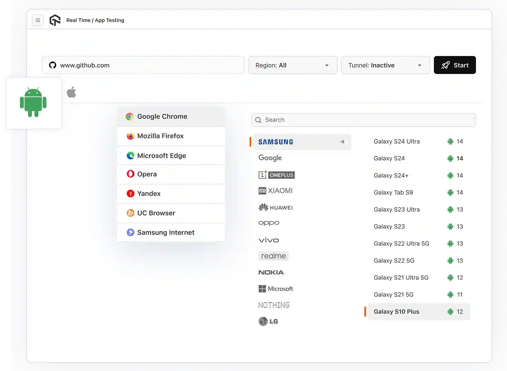 Browser Combinations No One Else Offers